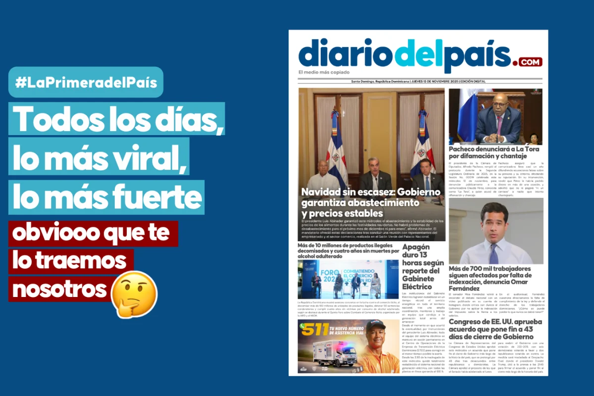 Abinader promete una Navidad con de to’: comida, luz y precios tranquilos