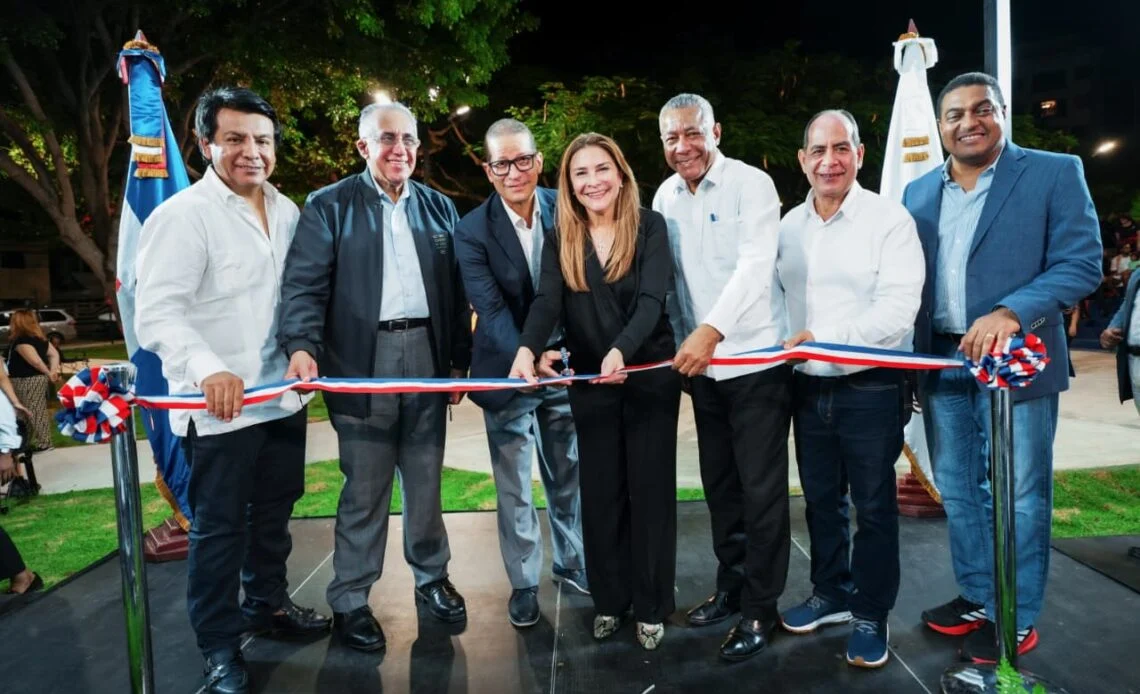 Carolina Mejía inaugura parque Taíno en Los Cacicazgos dedicado a los XXV Juegos Centroamericanos
