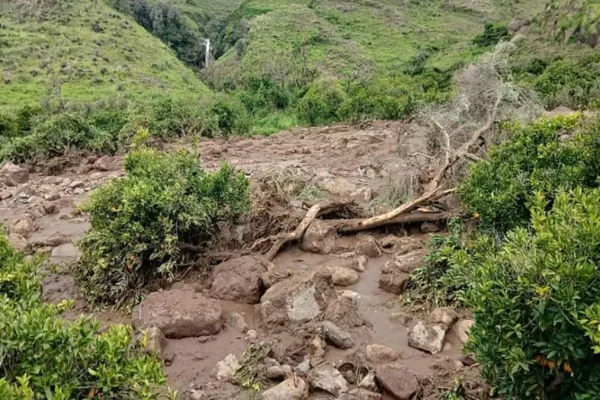 Aumentan a 35 los muertos por un corrimiento de tierra tras fuertes lluvias en Kenia