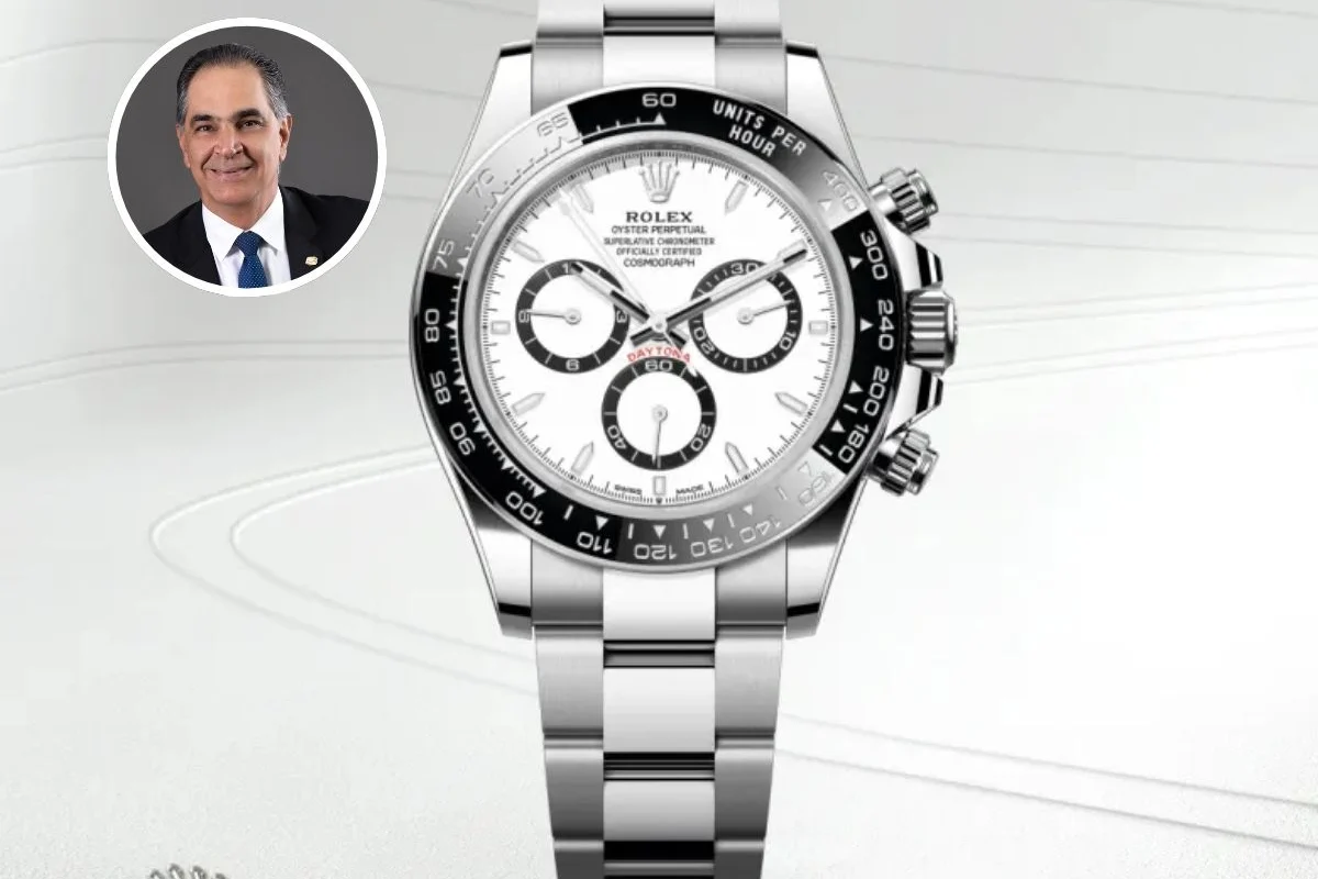 Sobornos financiaron Rolex de USD 83,000 para Santiago Hazim