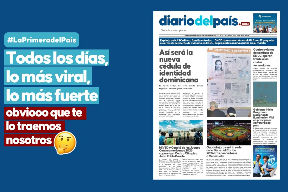 Nueva cédula, cocaína cogía en el AILA y le ponen luz a las carreteras