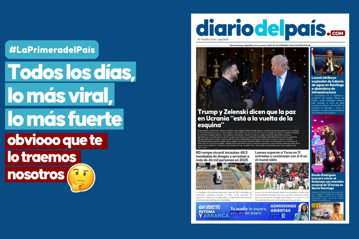 Trump y Zelenski hablan de paz; en RD le ponen freno a la droga, la pelota ta’ caliente y Raulín va por récord Guinness