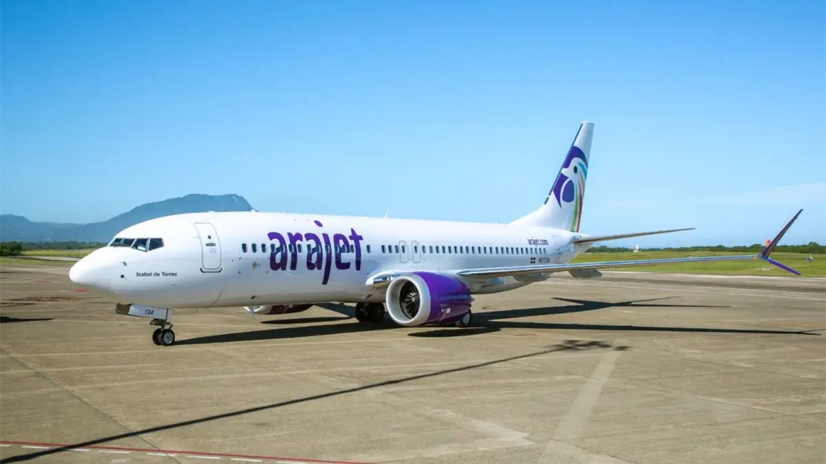 Arajet recibe su aeronave número 13 «Isabel de Torres» en Puerto Plata