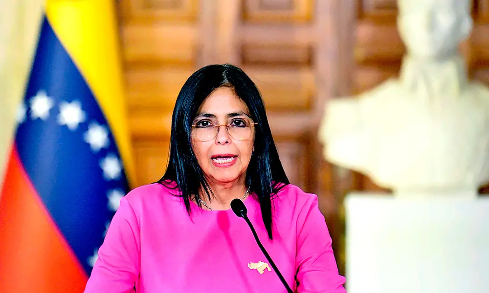 Delcy Rodríguez dice que renta petrolera será destinada al sistema de salud de Venezuela