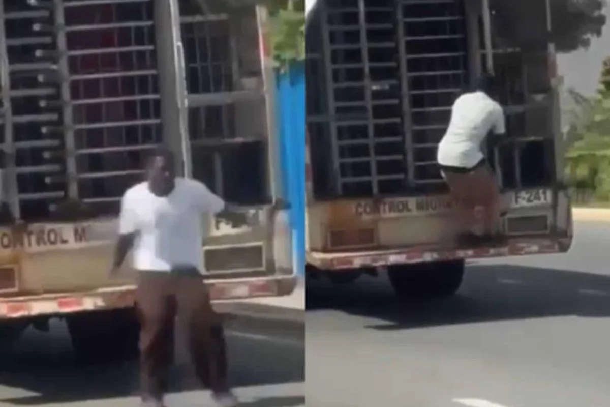 Migración sanciona a agentes tras fuga de haitianos que se lanzaron de camión en operativo