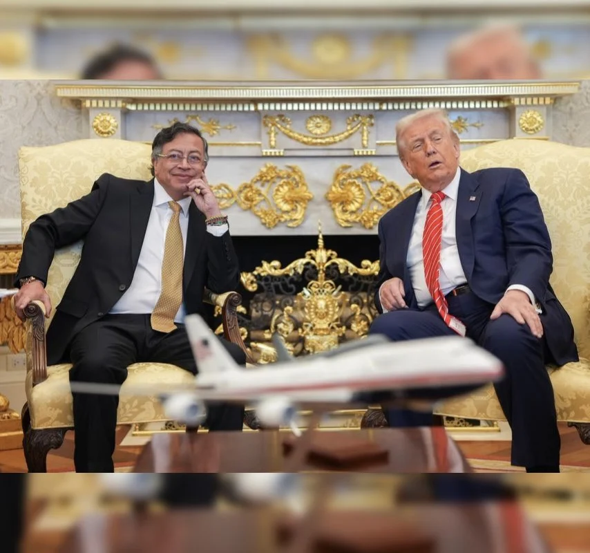 Trump y Petro se reúnen en la Casa Blanca para abordar narcotráfico e inmigración