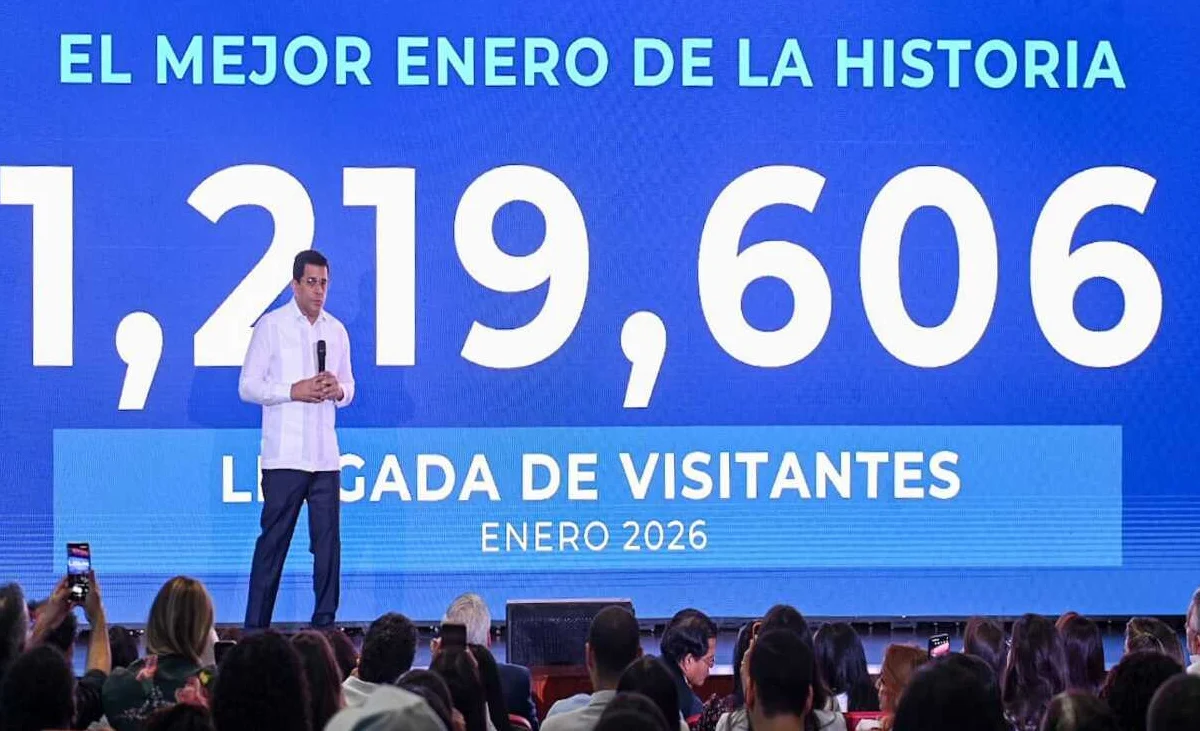 Turismo inicia 2026 con más de 1,2 millones de visitantes en enero