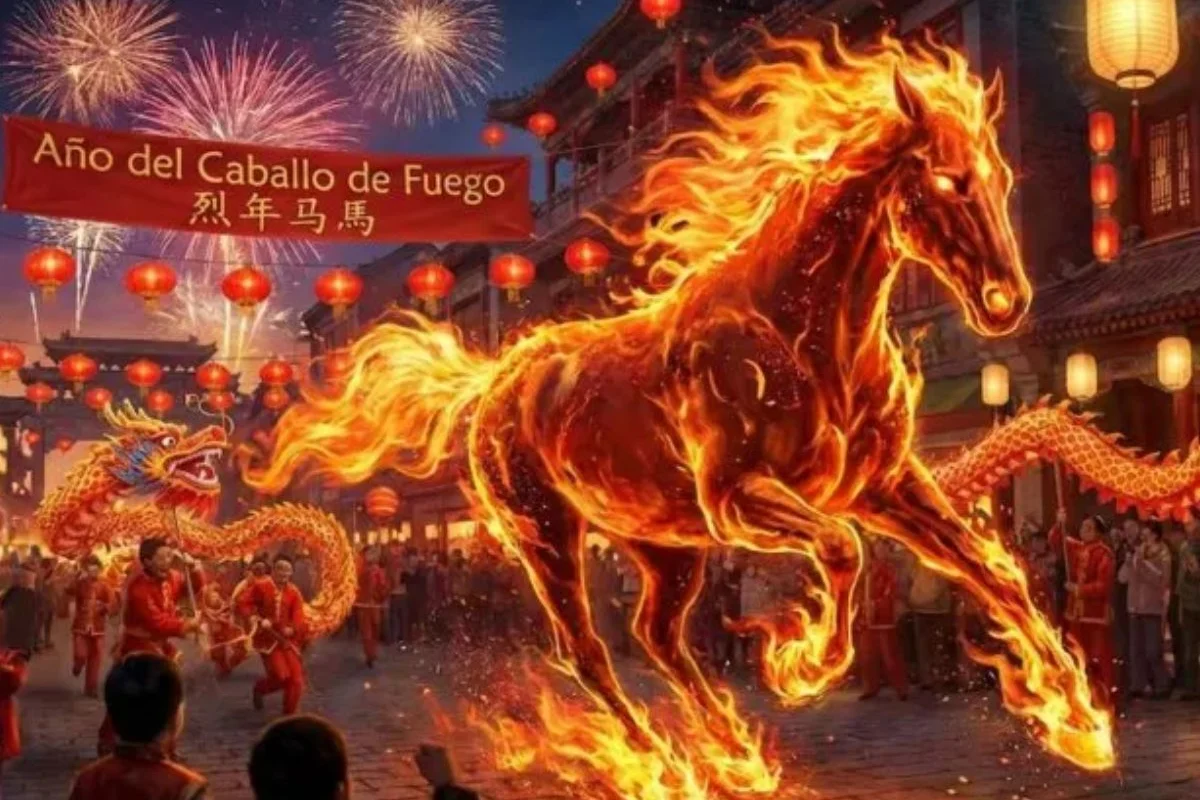 Año Nuevo Chino 2026 inicia con eclipse solar y la energía del Caballo de Fuego