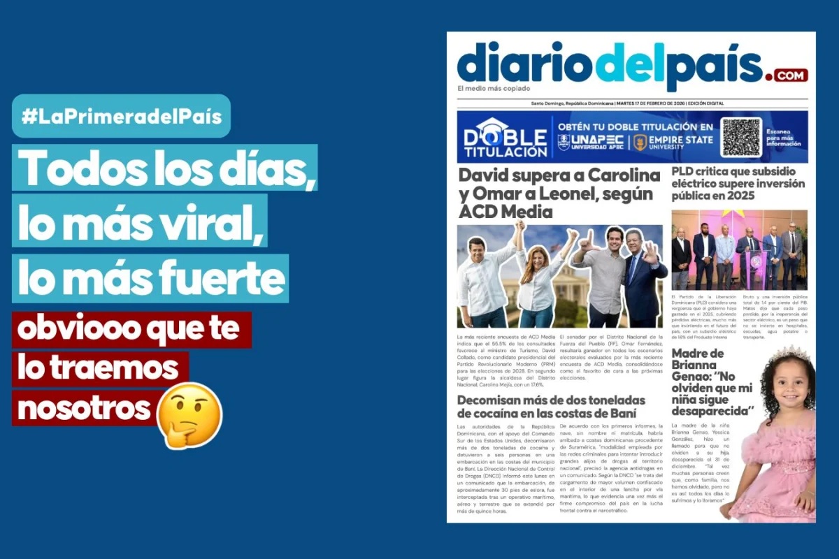 David supera a Carolina y Omar a Leonel, según ACD Media
