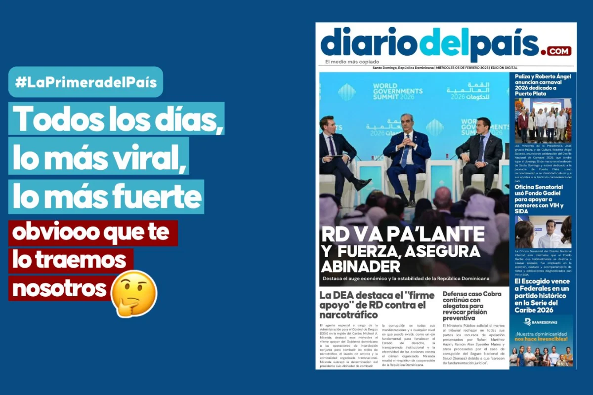 RD va pa’lante sin freno dice Abinader, los narcos cayendo y preparándonos para el carnaval