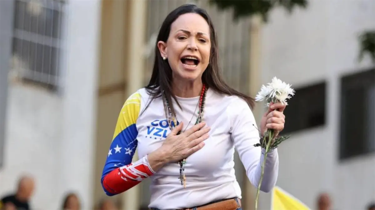 Machado prevé elecciones en Venezuela en un plazo menor a un año