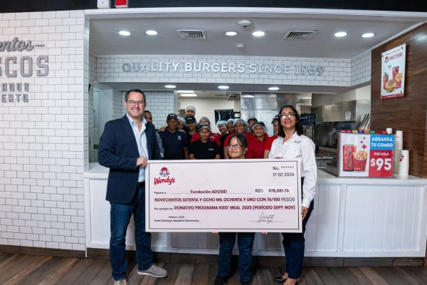 Wendy’s respalda labor de la Asociación Dominicana de Síndrome de Down a través de su programa Kids’ Meal