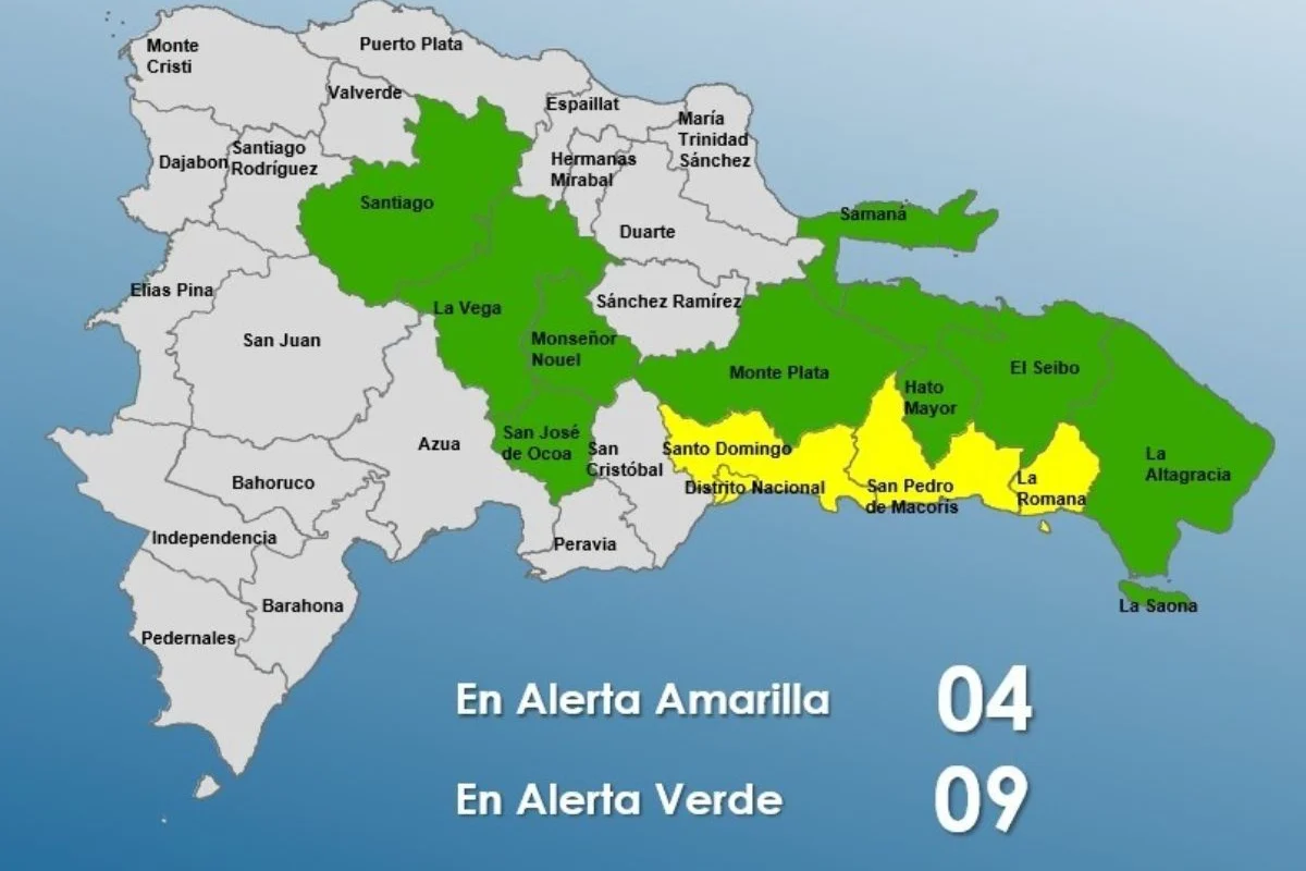 COE mantiene alertas por lluvias y advierte riesgo de inundaciones en varias provincias