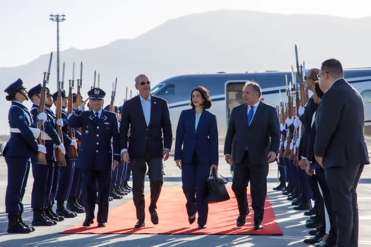 Abinader llegó a Chile para la investidura del presidente José Antonio Kast