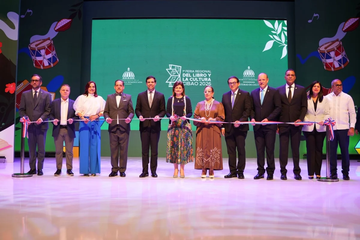 Raquel Peña encabeza inauguración de la Feria Regional del Libro y la Cultura Cibao 2026 en Santiago