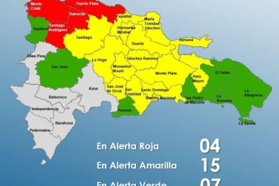 Lluvias ponen en alerta al país: COE eleva a 26 las provincias y declara 4 en rojo