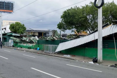 Teleofertas queda en escombros tras desalojo en la Máximo Gómez