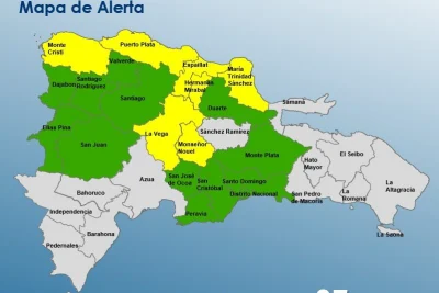COE incrementa niveles de alerta: 13 provincias en verde y 7 en amarilla