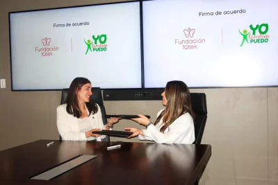 Fundación iQtek y Yo También Puedo firman acuerdo para impulsar el desarrollo de personas con discapacidad