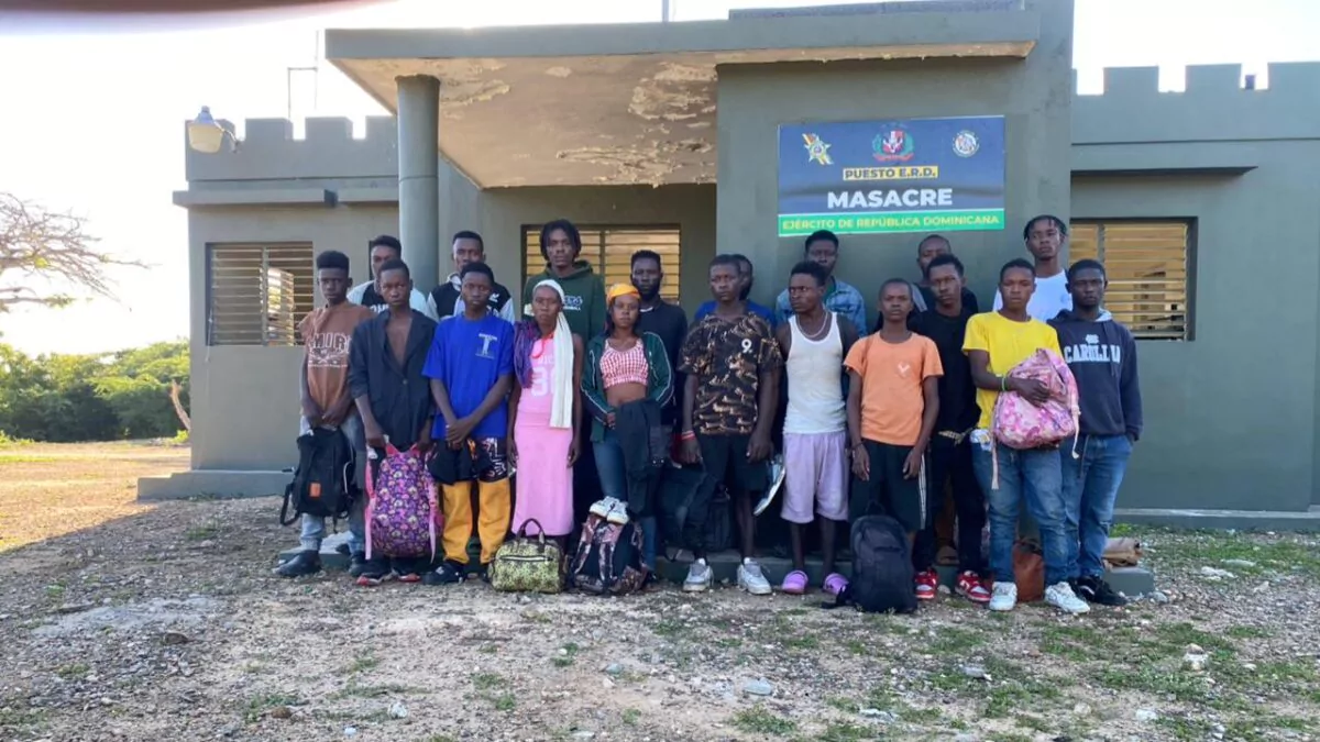 Ejército detiene a 40 indocumentados en operativos realizados en la zona fronteriza de Dajabón