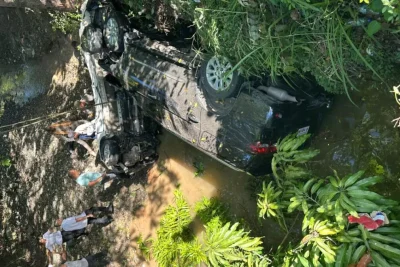 Vehículo de la avanzada de Abinader sufre accidente camino a Puerto Plata