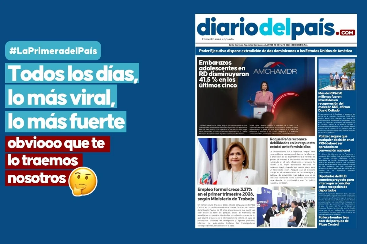 Menos embarazos adolescentes en RD, malecón nuevo pa' SDE y Gobierno reconoce fallas ante feminicidios