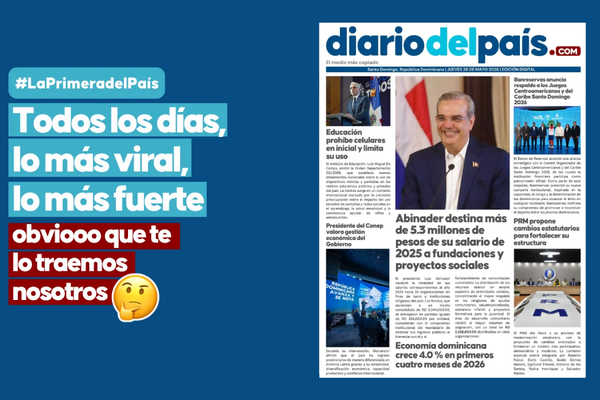 Abi dona su salario , celulares bajo control en las escuelas y el PRM cambia las reglas del juego