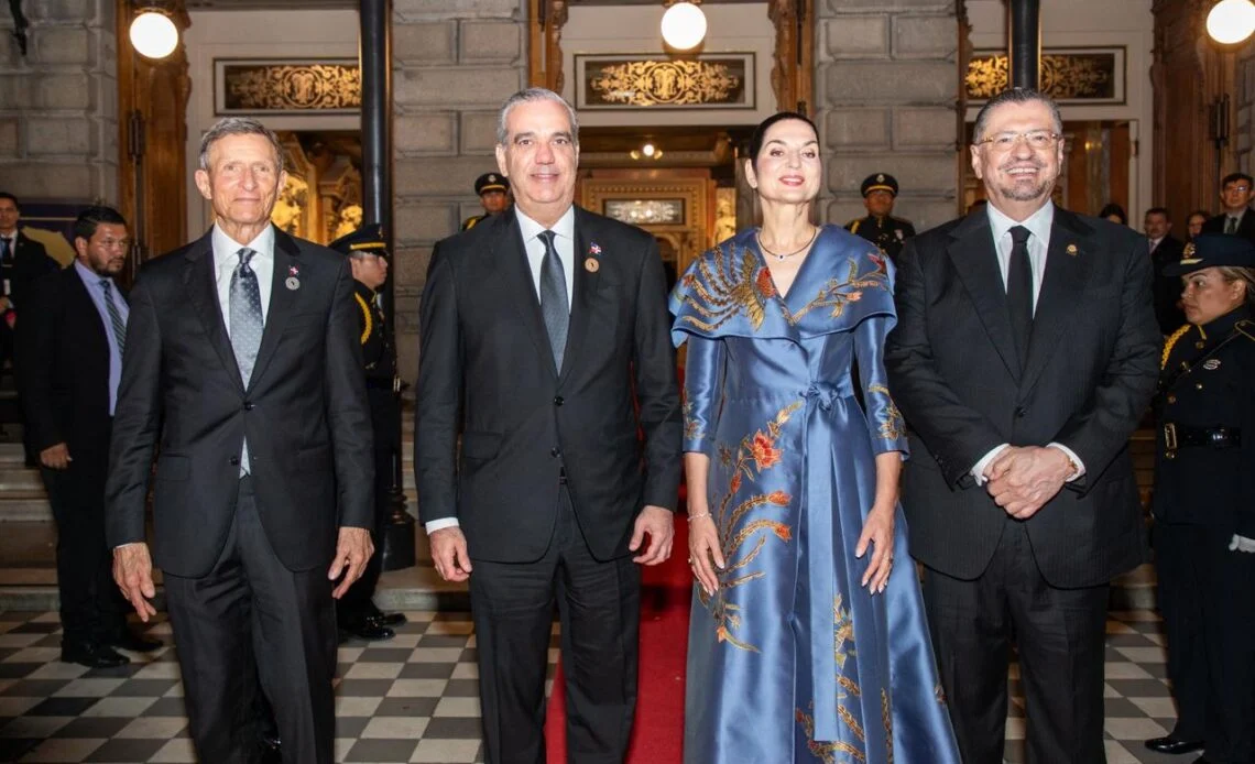 Abinader participó en cena oficial en honor a jefes de Estados ofrecida por presidente de Costa Rica