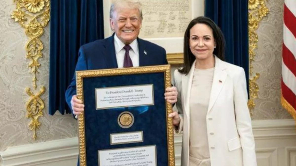 Trump afirma que María Corina Machado le dijo que no se merecía el Nobel cuando se lo dio