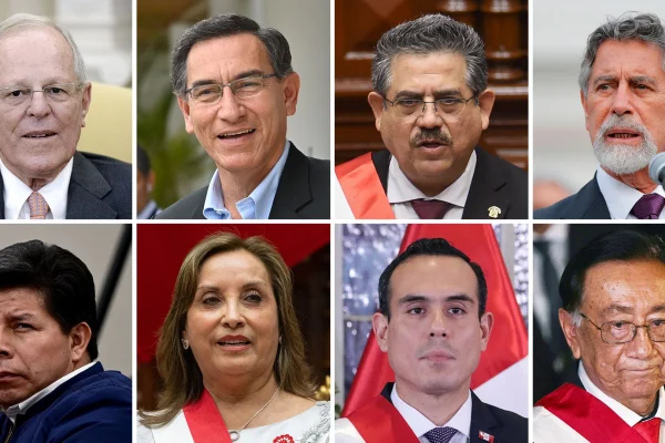 ¡Insólito! Perú ha tenido ocho presidentes desde el 2016 hasta la fecha