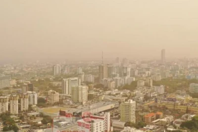 Onda tropical provoca aguaceros; calor y polvo del Sahara seguirán afectando el país
