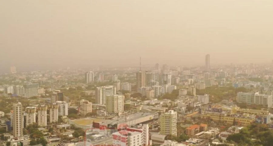 Onda tropical provoca aguaceros; calor y polvo del Sahara seguirán afectando el país