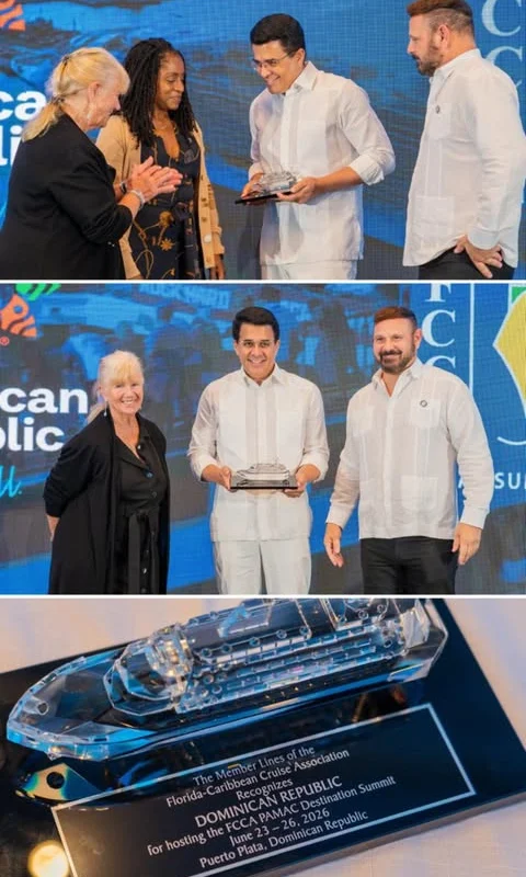 David Collado recibe importante reconocimiento por su aporte al crecimiento de la industria de cruceros