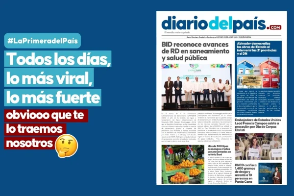 BID reconoce avances de RD en saneamiento y salud pública