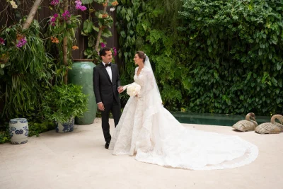 Omar Fernández y Alexia Rubio formalizan ante la Iglesia su matrimonio