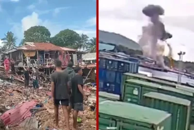 Al menos 5 fallecidos en Indonesia tras explosión de bomba de la II Guerra Mundial