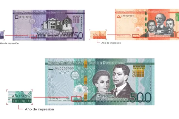 Banco Central anuncia circulación de nuevos billetes de RD$50, RD$100 y RD$500 desde junio