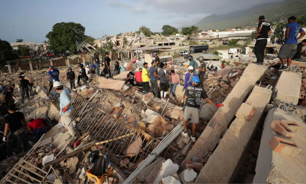 Se elevan a 1,430 las personas fallecidas por el doble terremoto en Venezuela