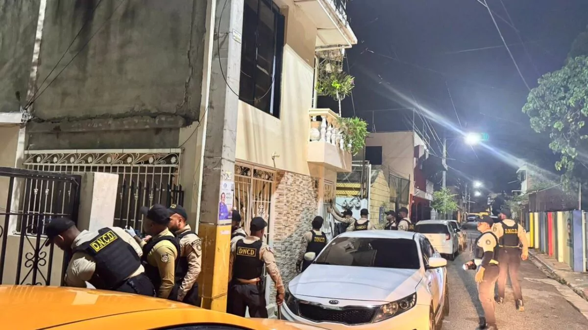 DNCD desmantela varios puntos de droga en el Distrito Nacional
