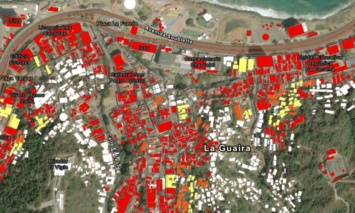 NASA estima que casi 59 mil edificios resultaron dañados por el terremoto en Venezuela
