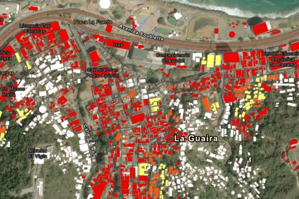 NASA estima que casi 59 mil edificios resultaron dañados por el terremoto en Venezuela