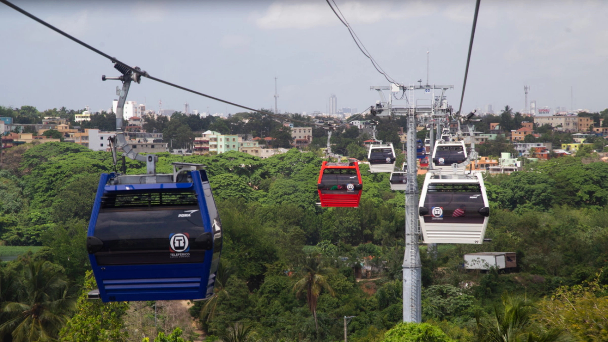 Suspenden tramo 2 de la Línea 1 del Teleférico de Santo Domingo