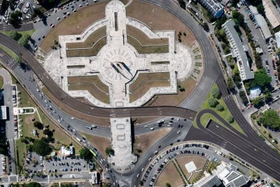 Paso a desnivel en la Plaza de la Bandera a la espera de Abinader para su inauguración
