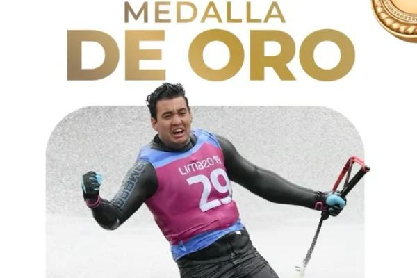 Robert Pigozzi dominó la final masculina de esquí acuático slalom y conquista oro para RD