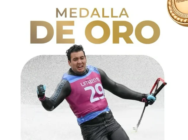 Robert Pigozzi dominó la final masculina de esquí acuático slalom y conquista oro para RD