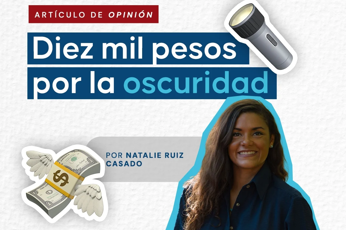 Diez mil pesos por la oscuridad