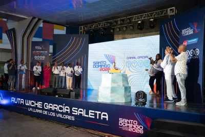 RTVD recibe Antorcha de Santo Domingo 2026 como canal oficial de la transmisión nacional de los Juegos