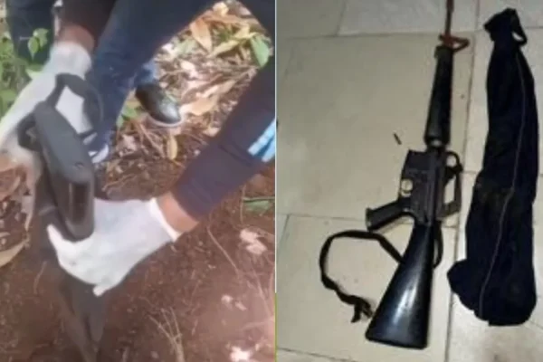 Recuperan en Barahona fusil M-16 robado a un miembro de la Armada