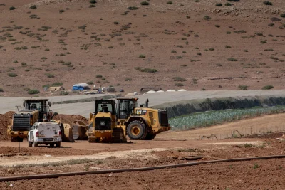 Israel construye un nuevo y kilométrico muro que segregará el Valle del Jordán palestino
