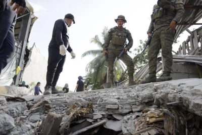 Se registra terremoto de magnitud 6,3 sacude en la isla filipina de Mindanao